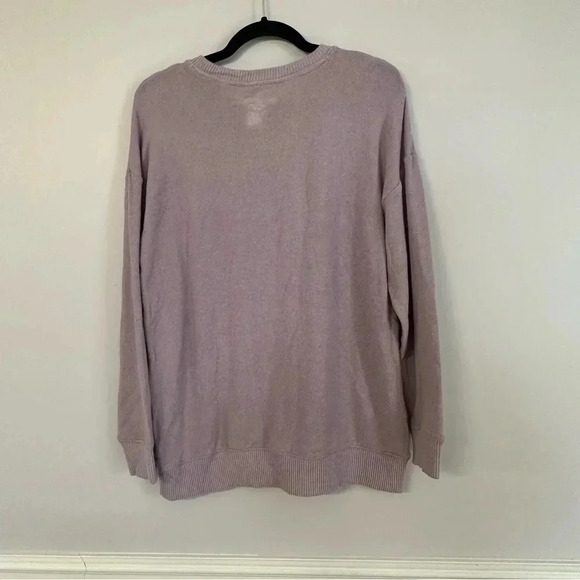 American Eagle Women's Soft & Sexy Plush Lilac Long Sleeve Sweater Size M NWOT - Picture 7 of 7